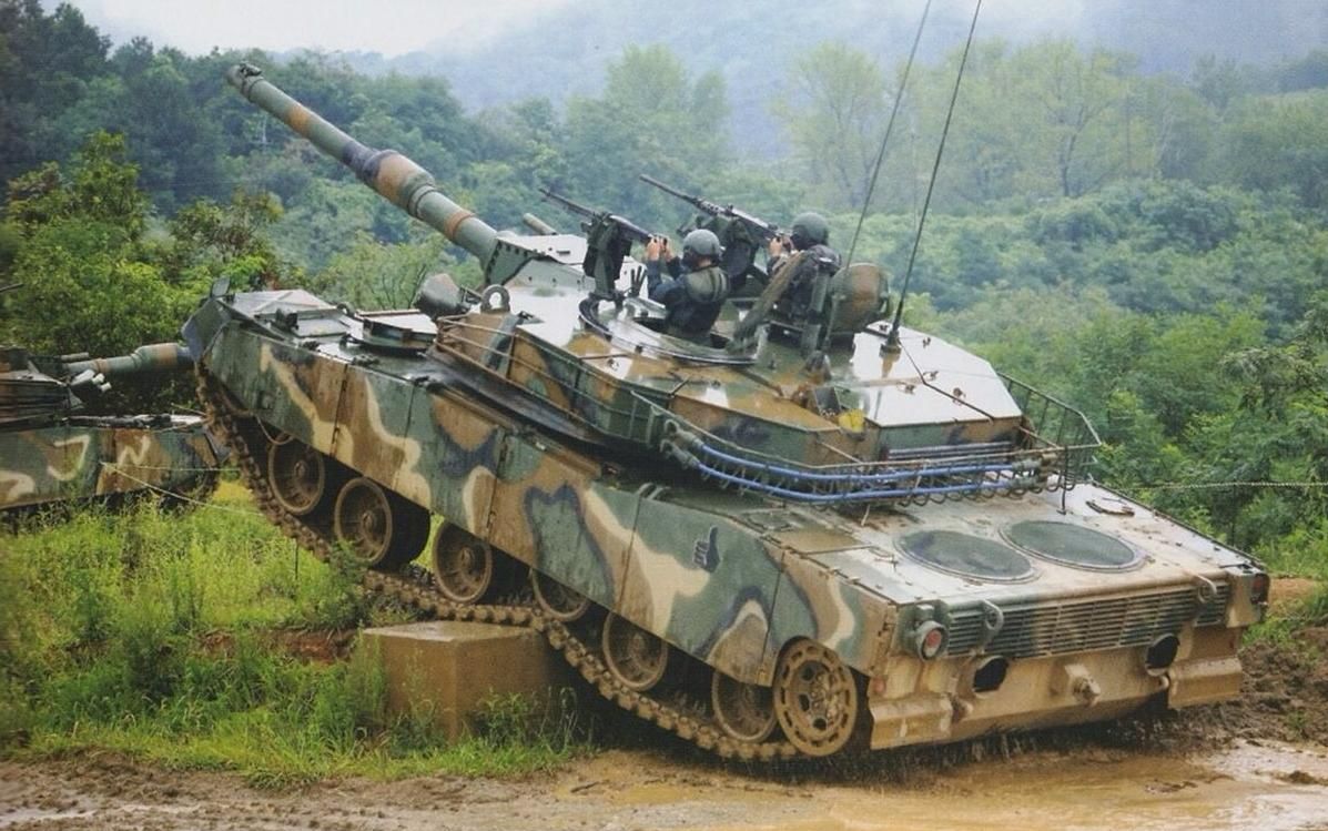 韩国陆军11师团K1主战坦克