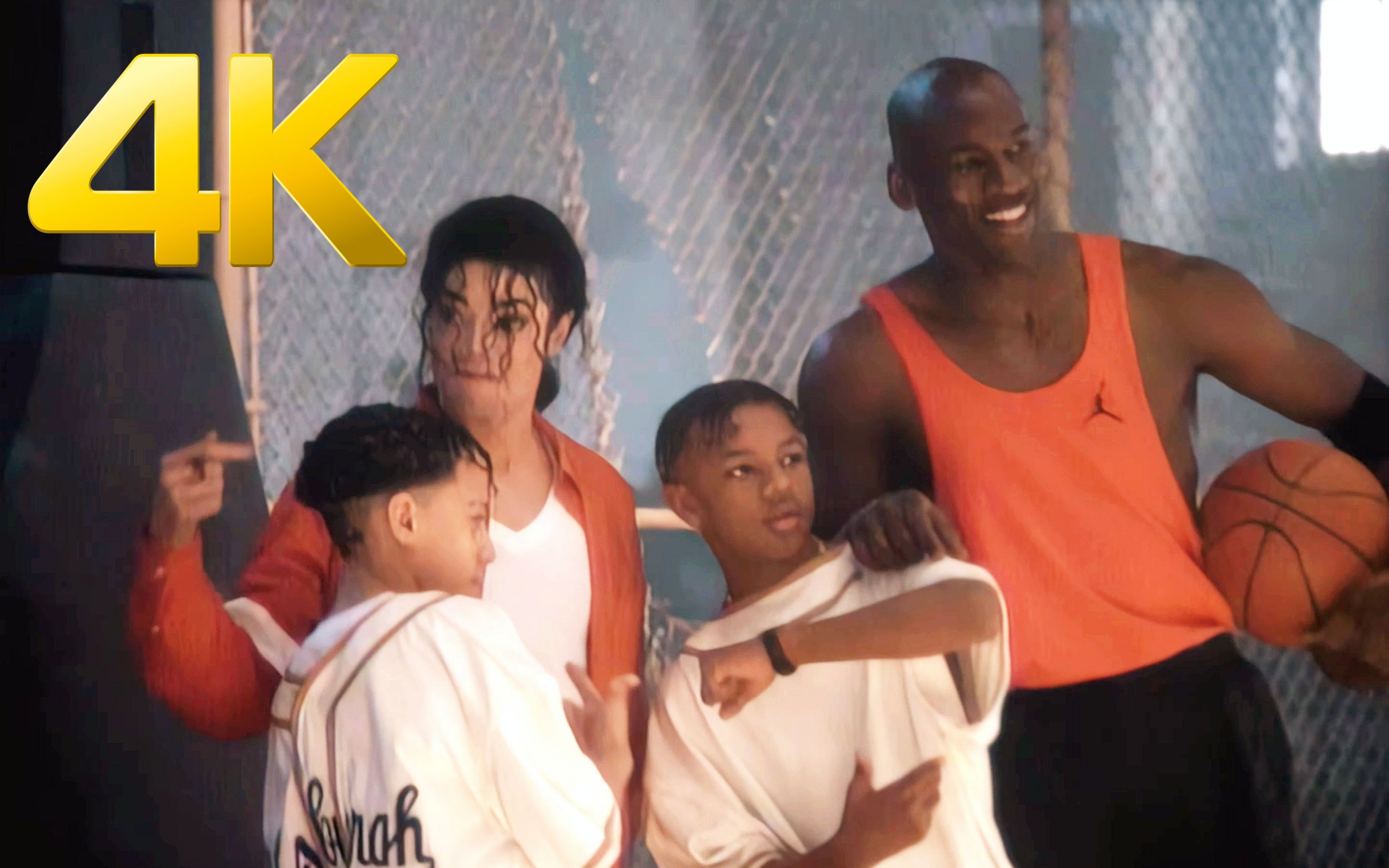 【4k】迈克尔·杰克逊《jam》拍摄幕后花絮短片 ai修复画质收藏版