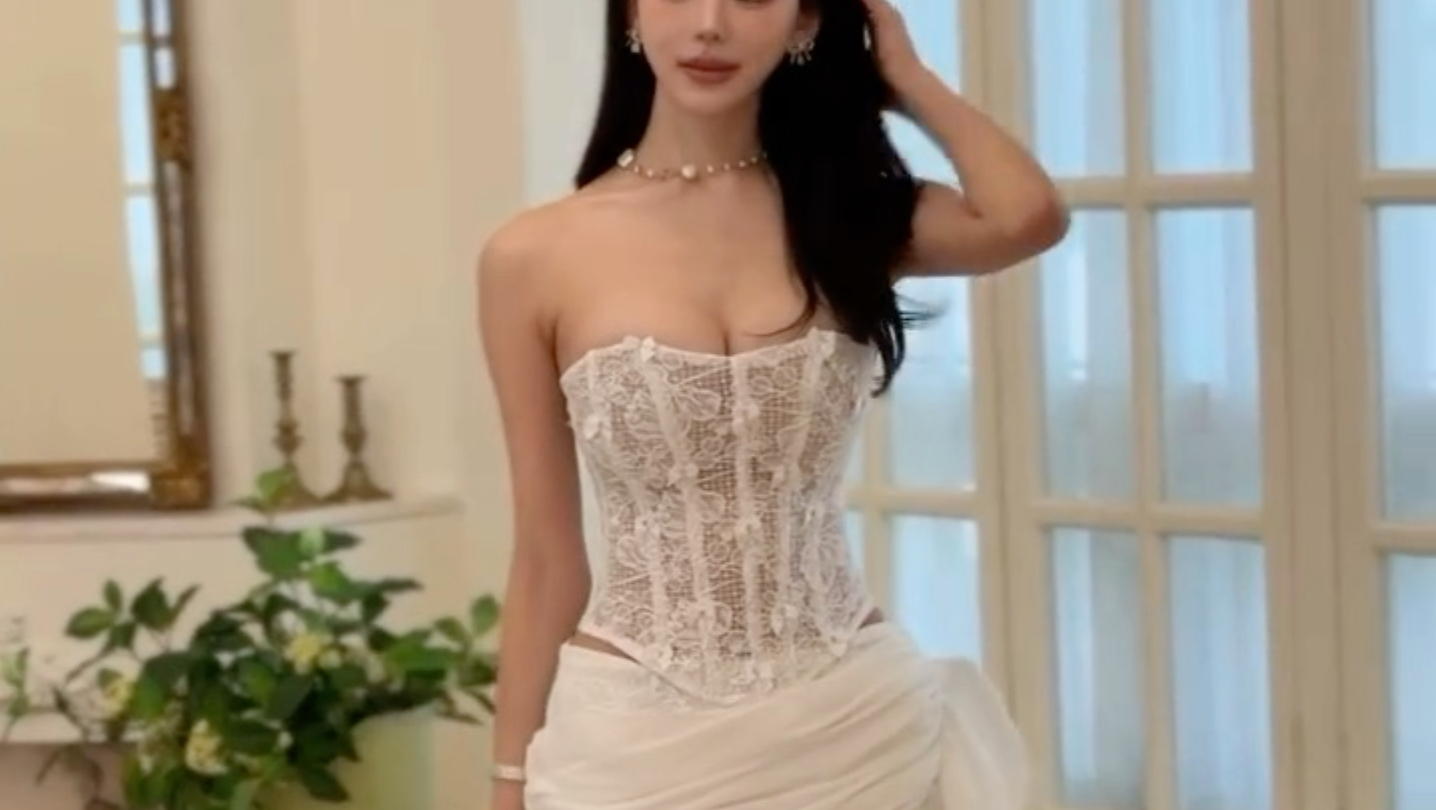 韩国女模特服装拍摄…