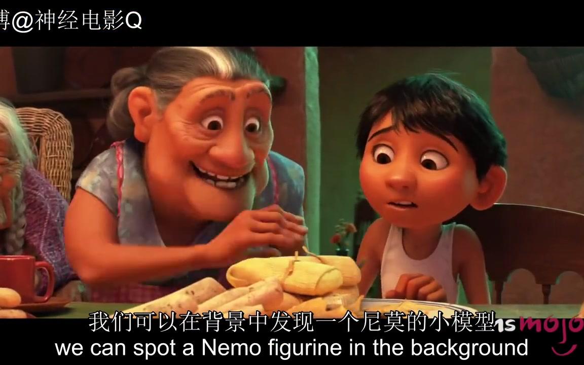 【中英字幕】皮克斯长片动画coco 寻梦环游记 10大隐藏彩蛋,10个彩蛋