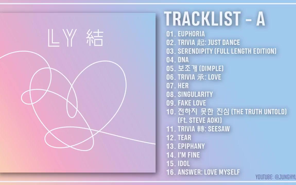 防弹少年团BTS - LOVE YOURSELF 結 'Answer' -试听合集_哔哩哔哩_bilibili