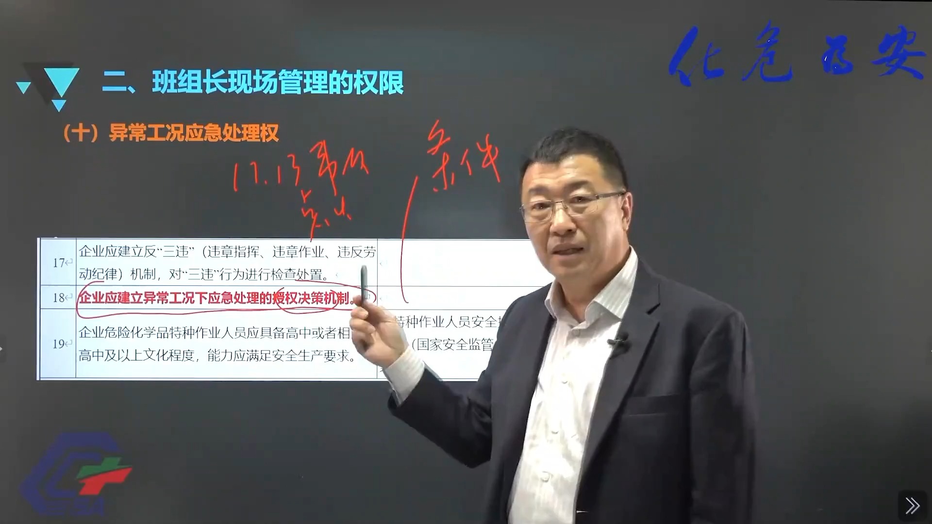 2.班组长现场管理的权限、职责及班组长安全领导力