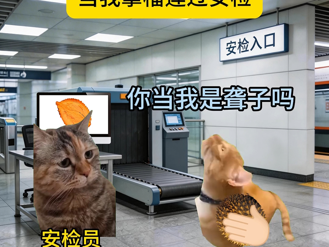 当我上学过安检时