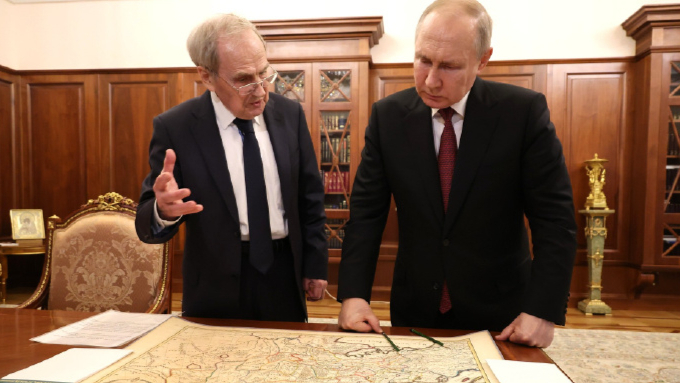 普京看17世纪地图称苏联前就没有乌克兰