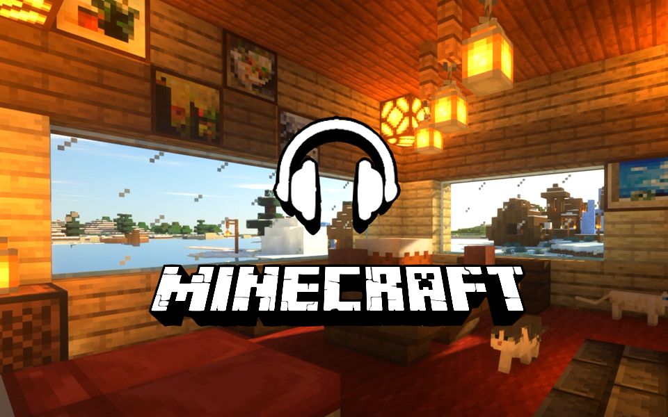 「𝕄𝕚𝕟𝕖𝕔𝕣𝕒𝕗𝕥」 超舒适的雪日小木屋环境音|助眠/自习/白噪音/我的世界|