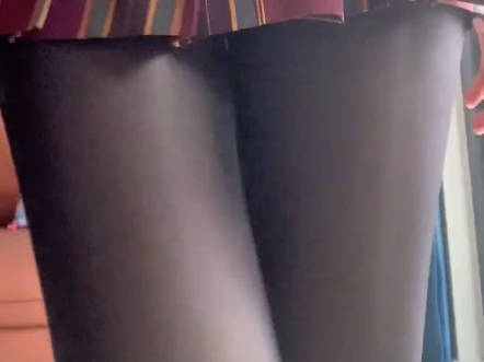 jk black socks and high heels are so great!