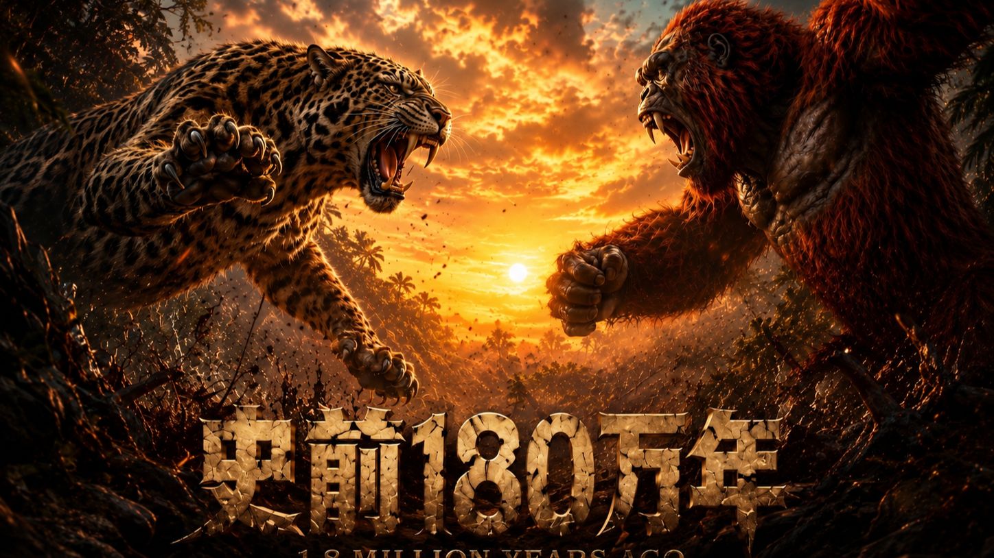 你为什么会怕黑，今天你将穿越回180万年前，看看远古直立人会在黑暗中遇到什么？