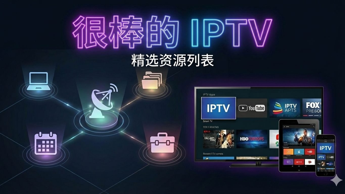 全平台推荐---很棒的IPTV资源合集（播放器🎬EPG🔧工具等）