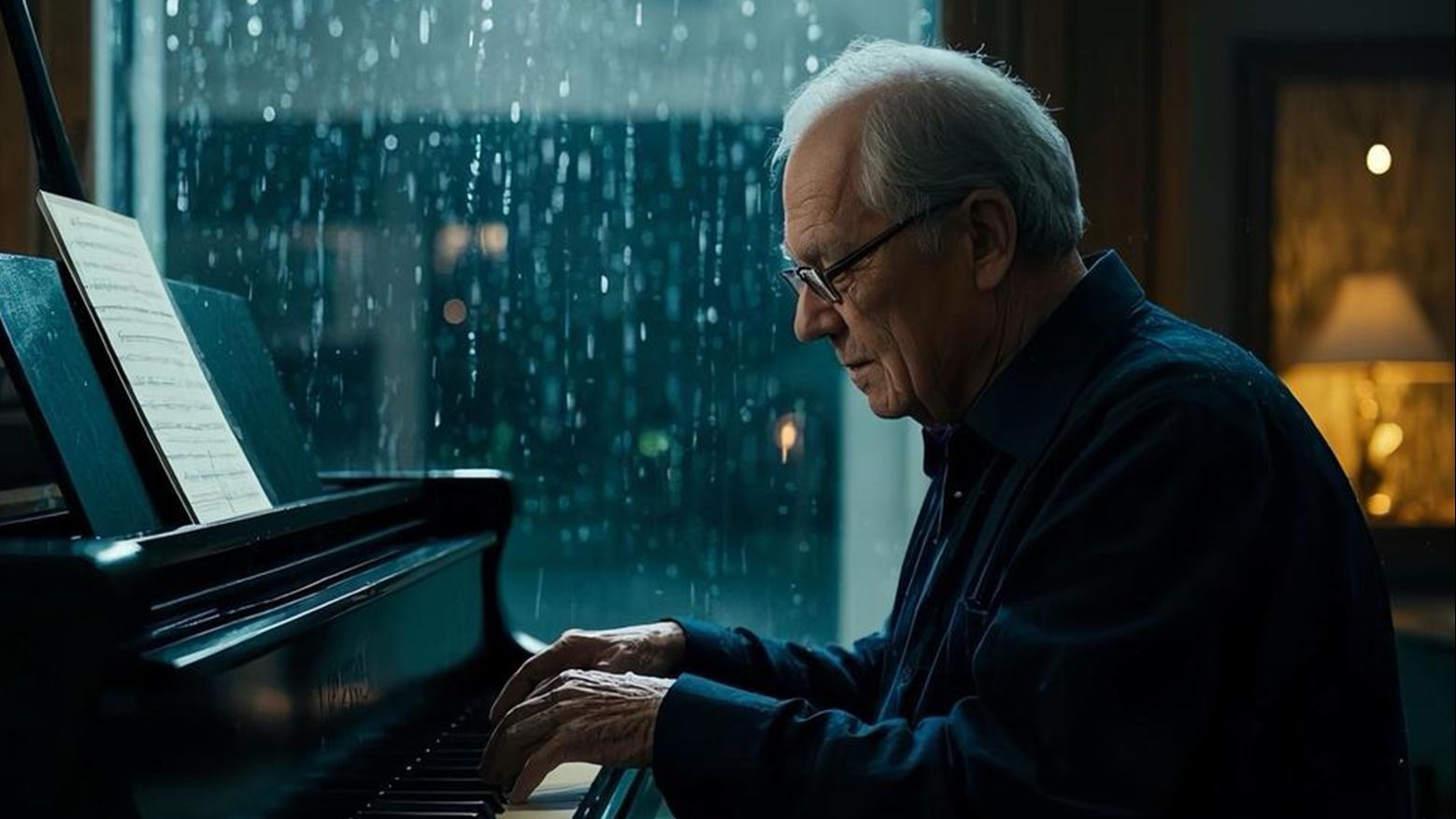 一曲钢琴《下雨的时候》优雅纯净，柔美舒缓，简直听醉了