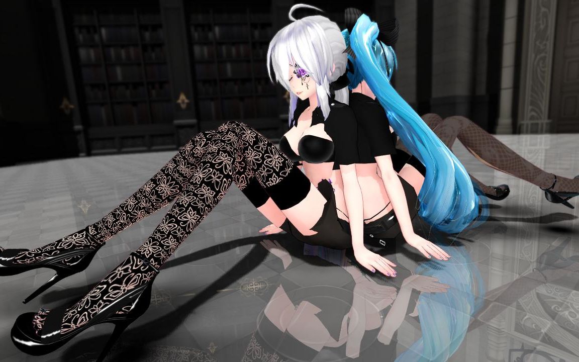 mmd弱音初音罗密欧与仙杜瑞拉