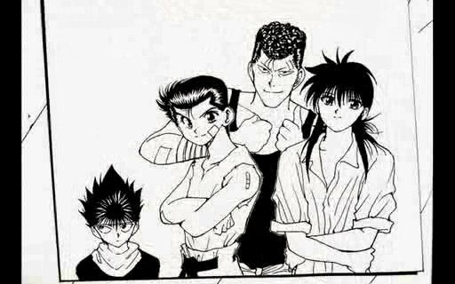 幽遊白書 画集 感動名場面集 哔哩哔哩 つロ干杯 Bilibili