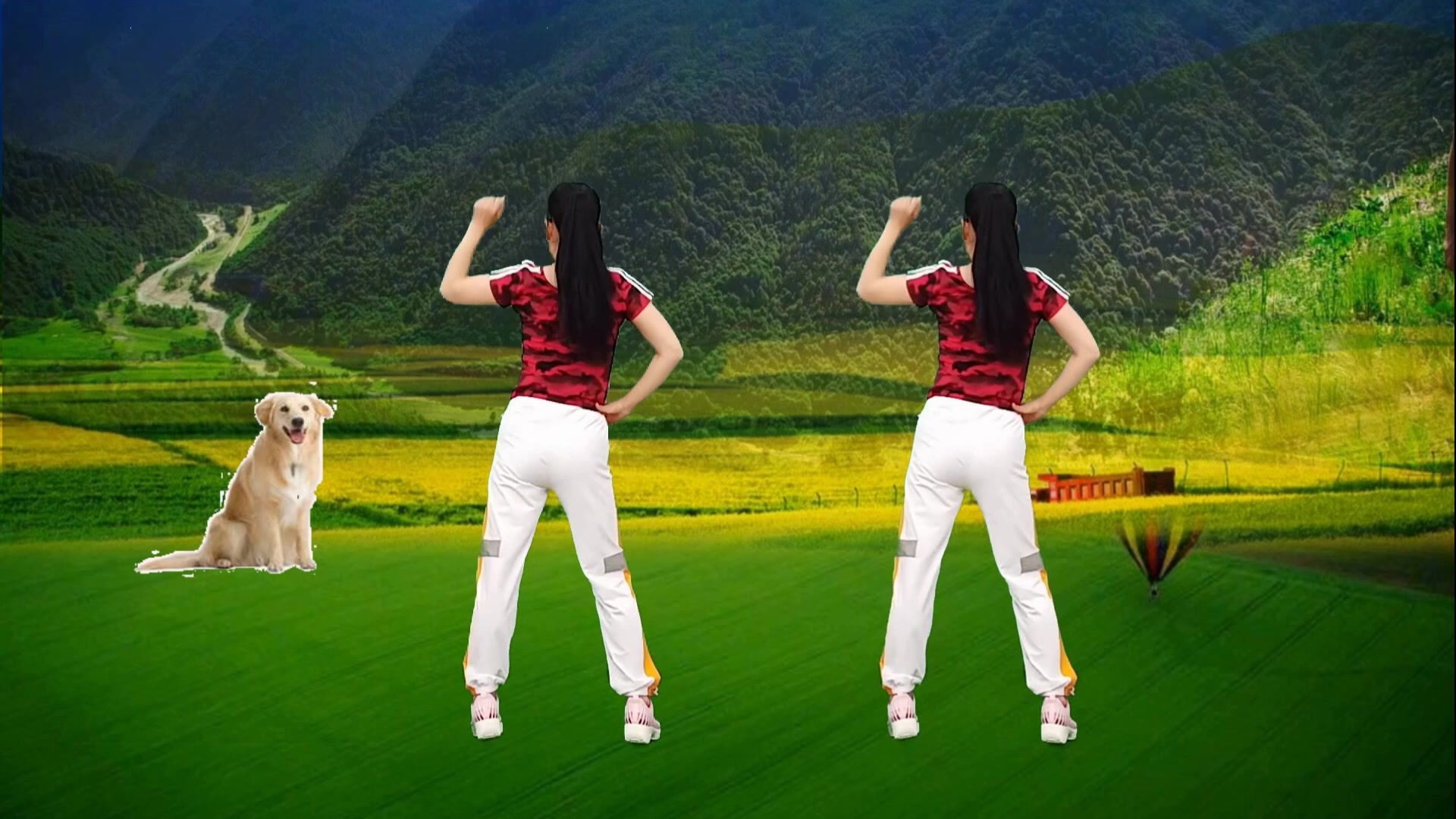 精选健身操《十连跳》背面演示，更方便学习