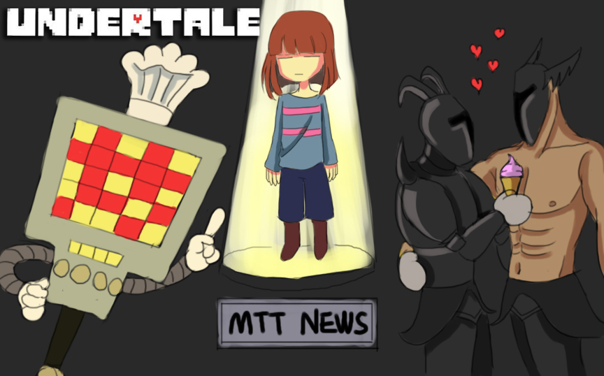 促成了恋人的mtt电视新星undertale游戏实况part9