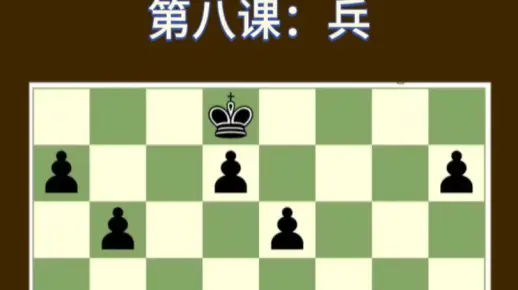 国际象棋第八课：兵的走法及吃法