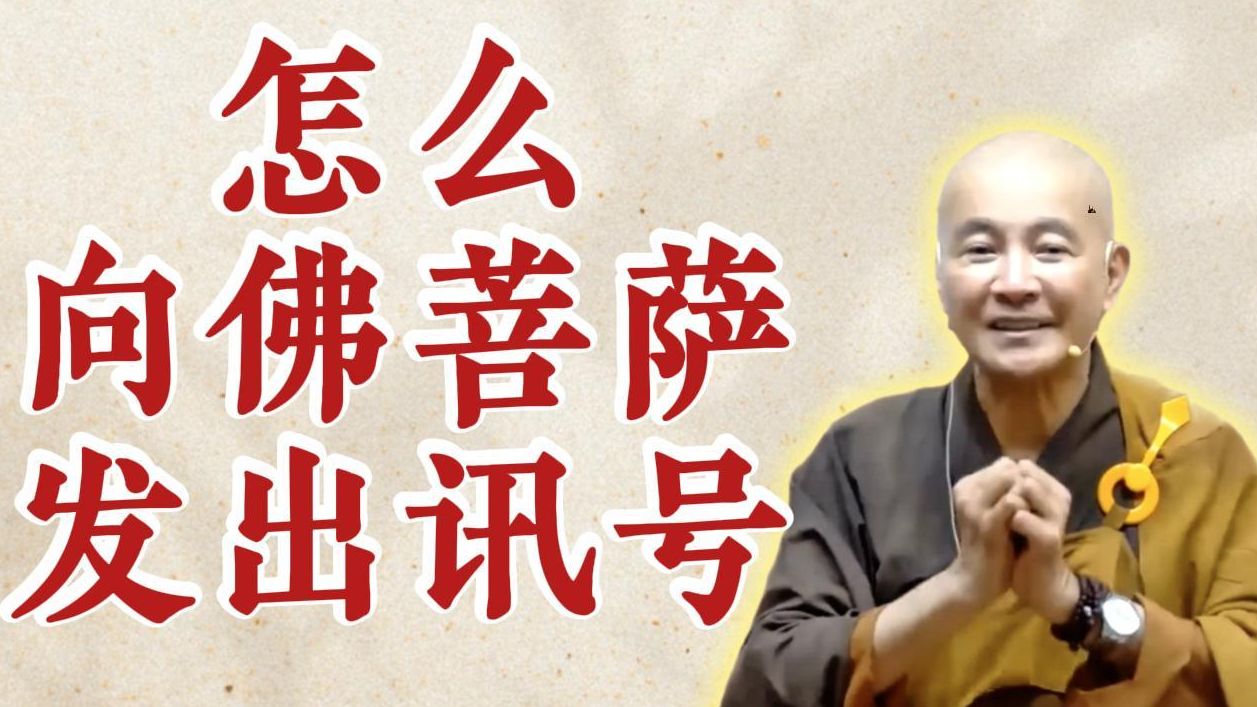 体佛法师开示：怎么向佛菩萨发出讯号？（《观无量寿经》第11讲）