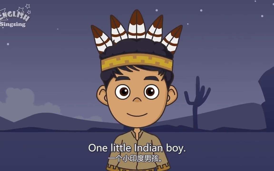 ［中英字幕］Theme 25. Number song - 123 - One two three-Ten little Indians【主题25：数字歌】