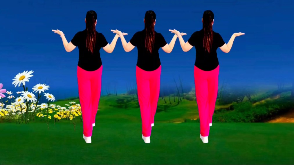 伤感情歌广场舞《无情的雨绝情的你》旋律忧伤好听好看，背面演示