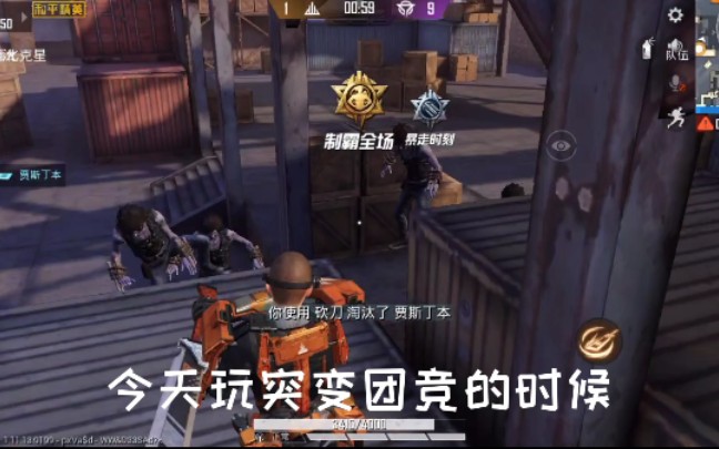 和平精英:突变团竞无敌猫猫点?蹲在火车箱里面轻松变身超级猎手!