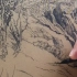 ［绢本大青绿山水画］（4）《江山集翠图之二》同步进程，起手式，
