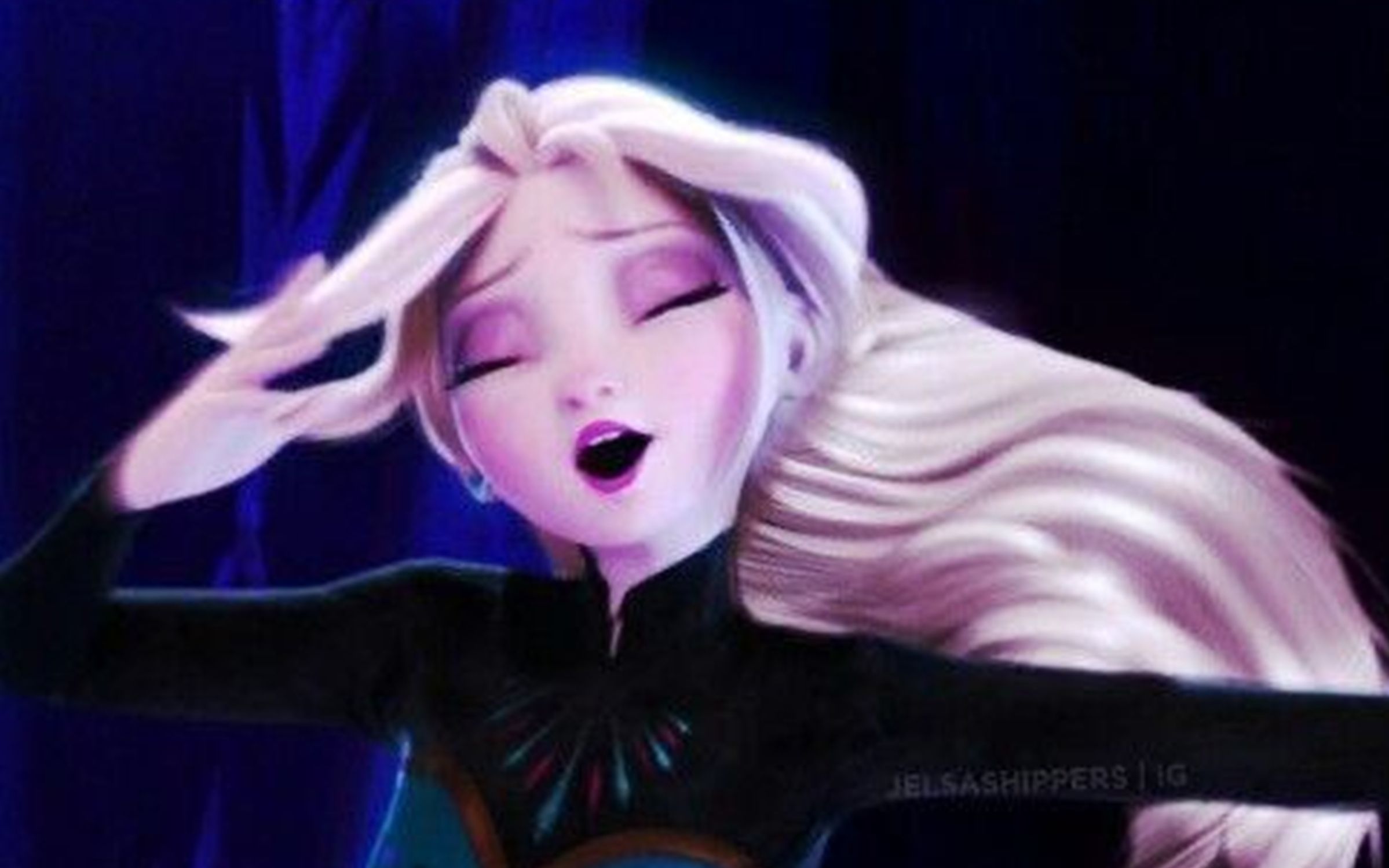 Elsa：这个撩发动作我能看一天！