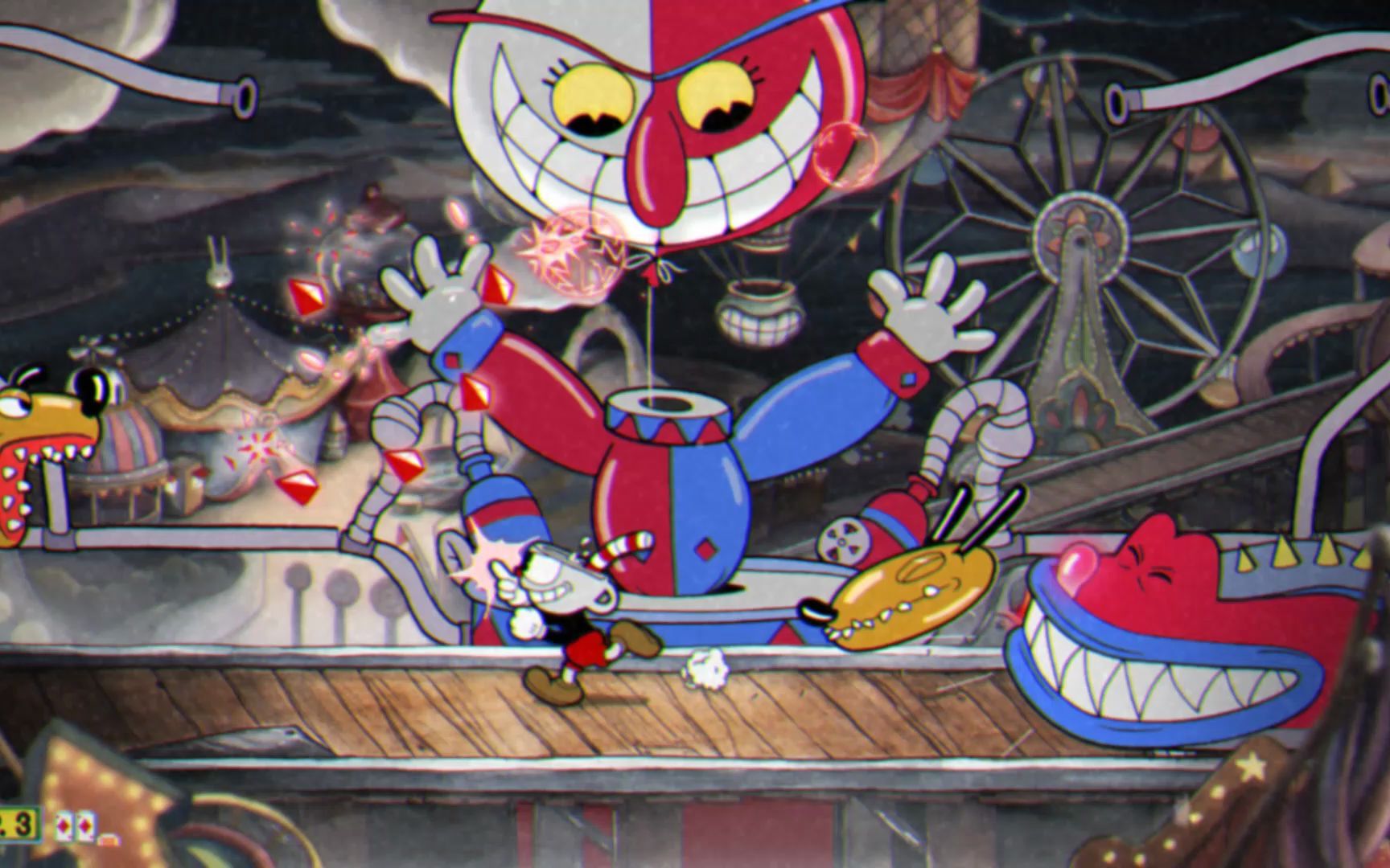 Cuphead茶杯头 1:41无伤小丑(算是速通吧单机游戏热门视频