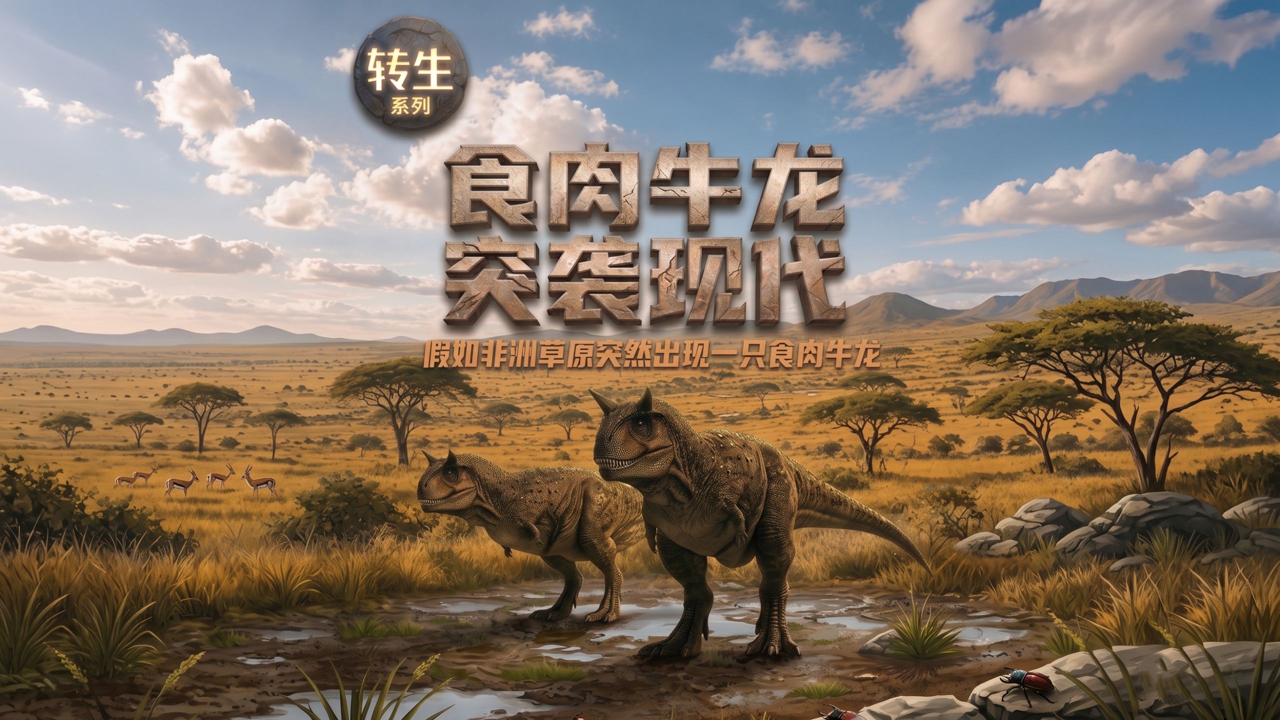 假如现代非洲草原出现一只食肉牛龙，它能统治这里吗？