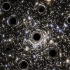 天文学家使用哈勃太空望远镜发现了大量黑洞