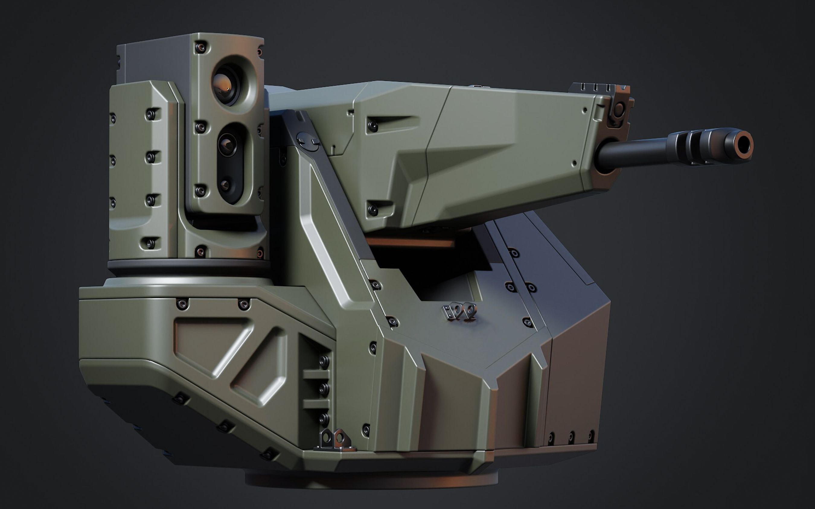 概念设计：模块化武器站.炮塔