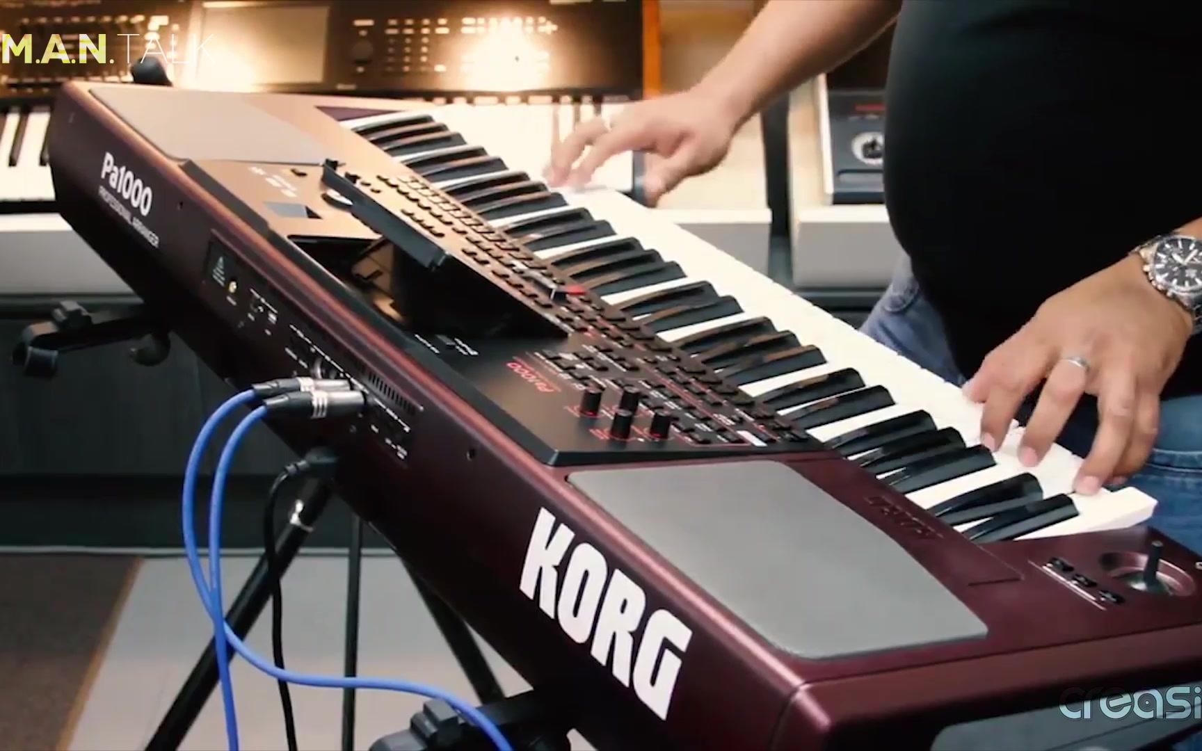 除了电钢琴以外 还可以选择编曲键盘 Korg Pa1000 是你创作音乐的神器