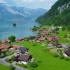 瑞士，伊瑟尔特瓦尔德(Iseltwald)，处于瑞士的中西部,是一个人很少的安静的瑞士小镇。