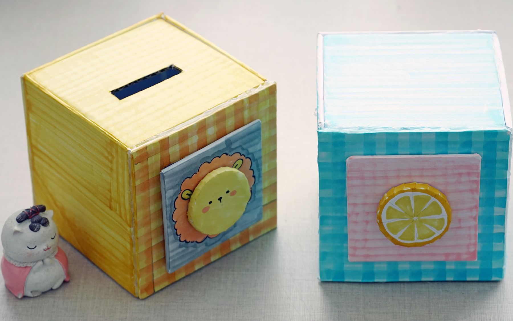 折纸小手工：小小收纳盒的折法_哔哩哔哩_bilibili