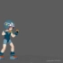 跳跃踢腿和打拳的3D动画  Jump , Kick , Punch _ 3DCG Animation
