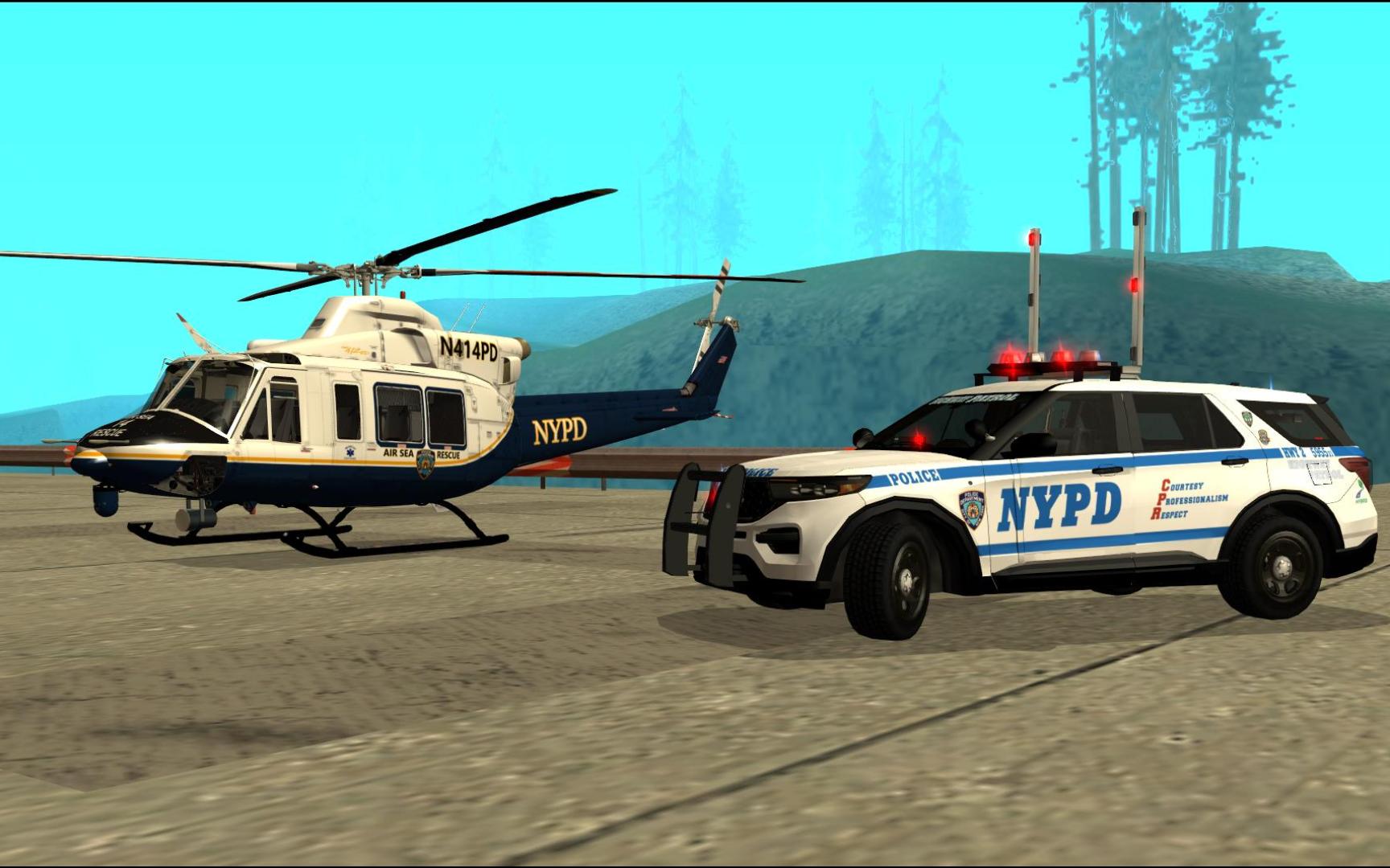 NYP HWY 20 Explorer&NYPD Bell 412EP