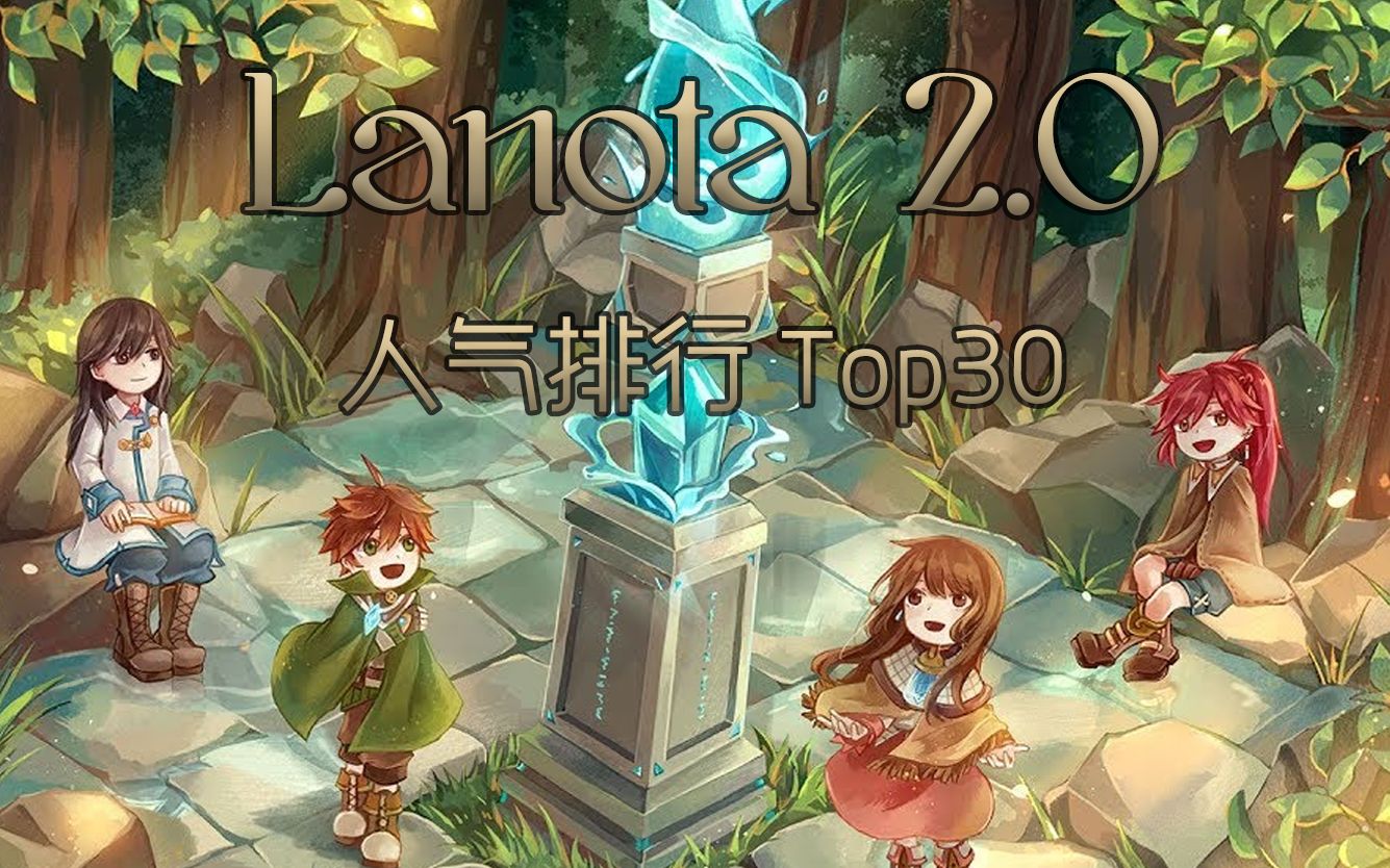【音游榜单】Lanota 2.0 人气曲排行 Top30