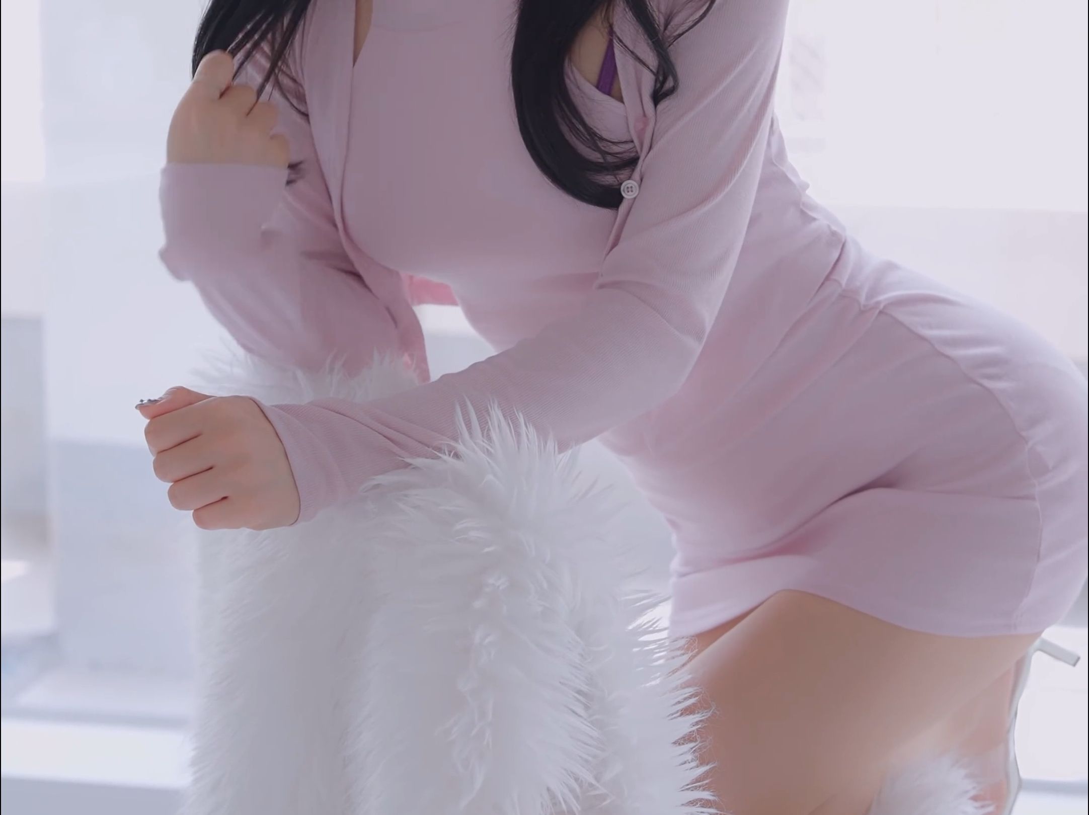 Miss HeeSol's Muted Wrap Skirt Outfit