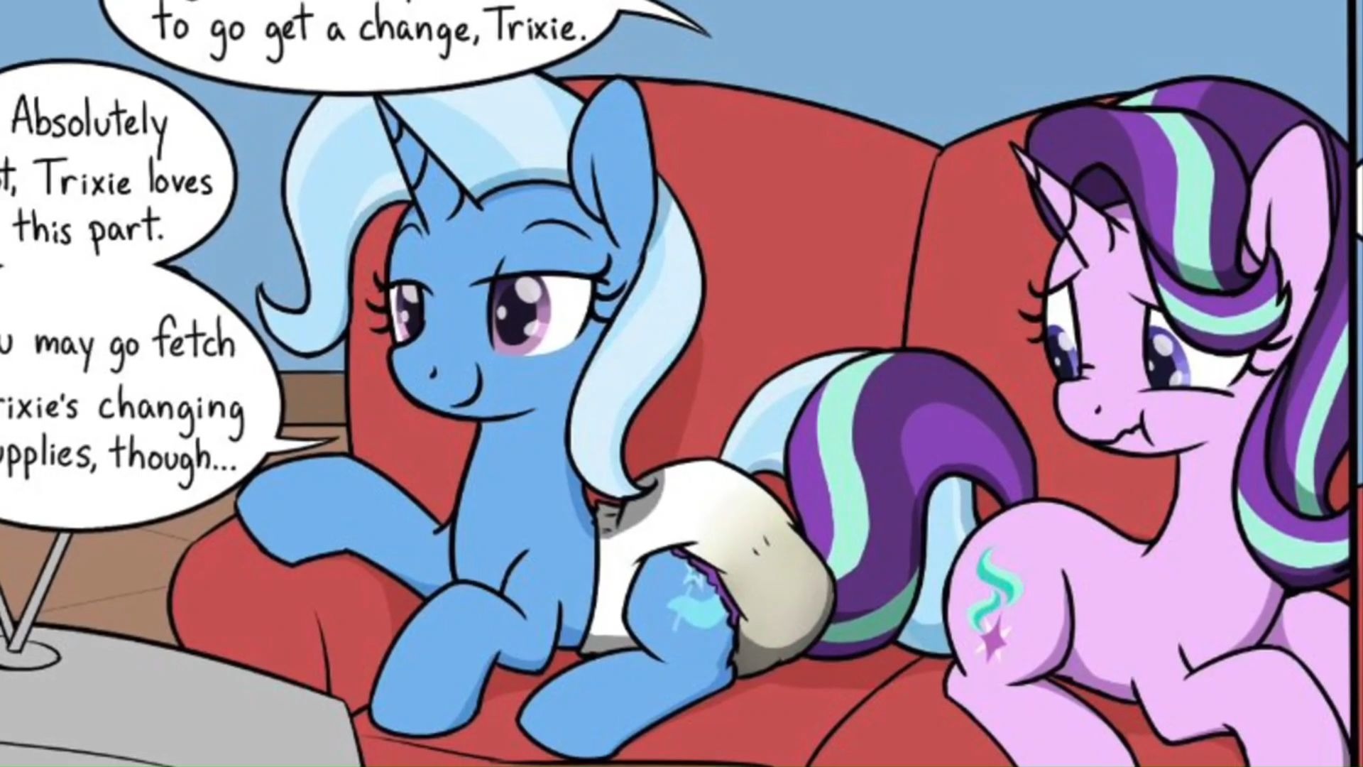 MLP同人漫画配音-小马穿纸尿布配音