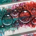 【流体艺术】 3D彩虹水滴~丙烯绘画教程