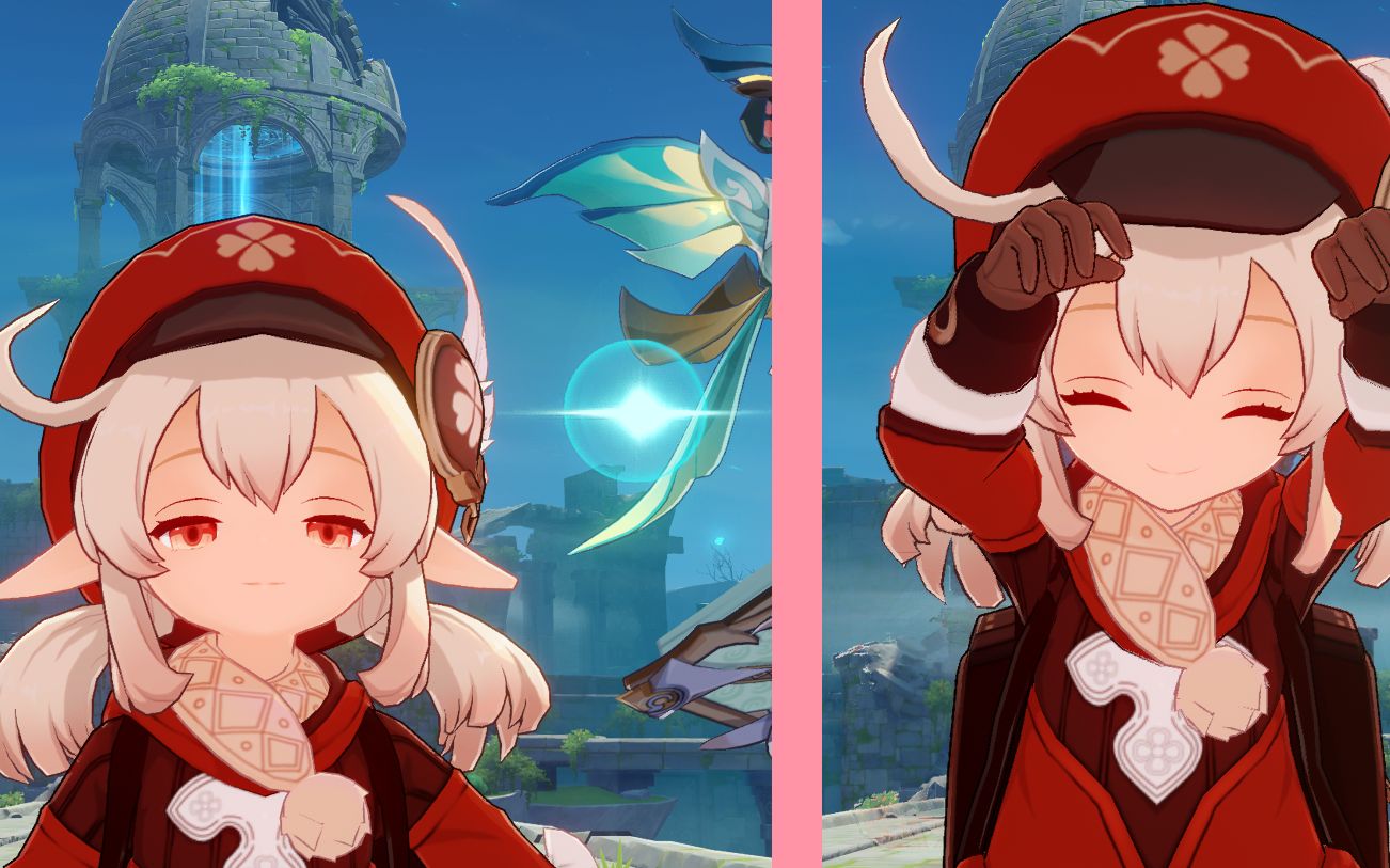 Cute moments of Kore-chan at the photo shoot 🥰 (the crumbs expression is cute too 🥰)
