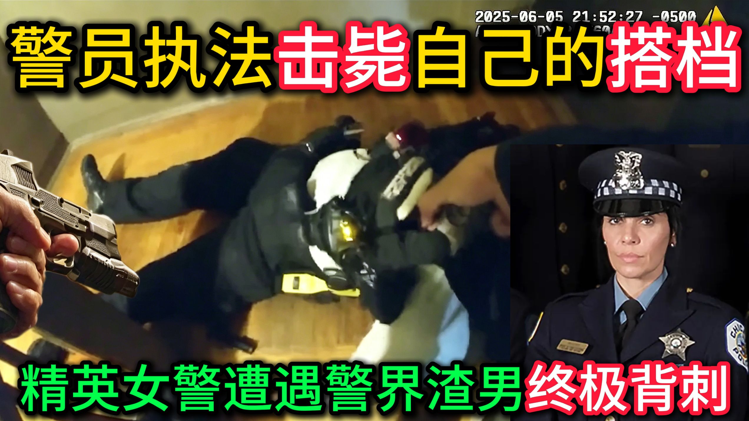 警员执法将搭档击毙，精英女警员遭遇警界最强渣男，终极背刺！