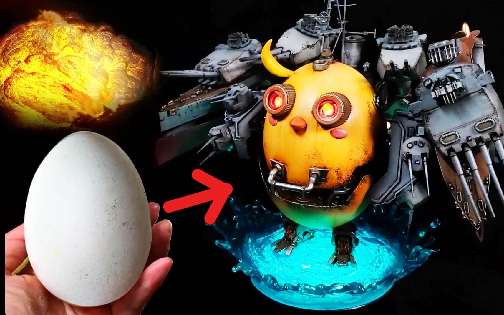 吃完的蛋壳不要丢 裹上油漆 游戏玩家惊呆了