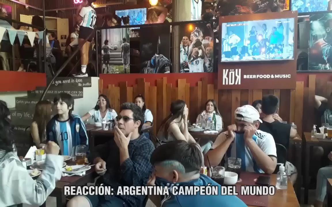 阿根廷球迷 观看世界杯决赛的反应 5