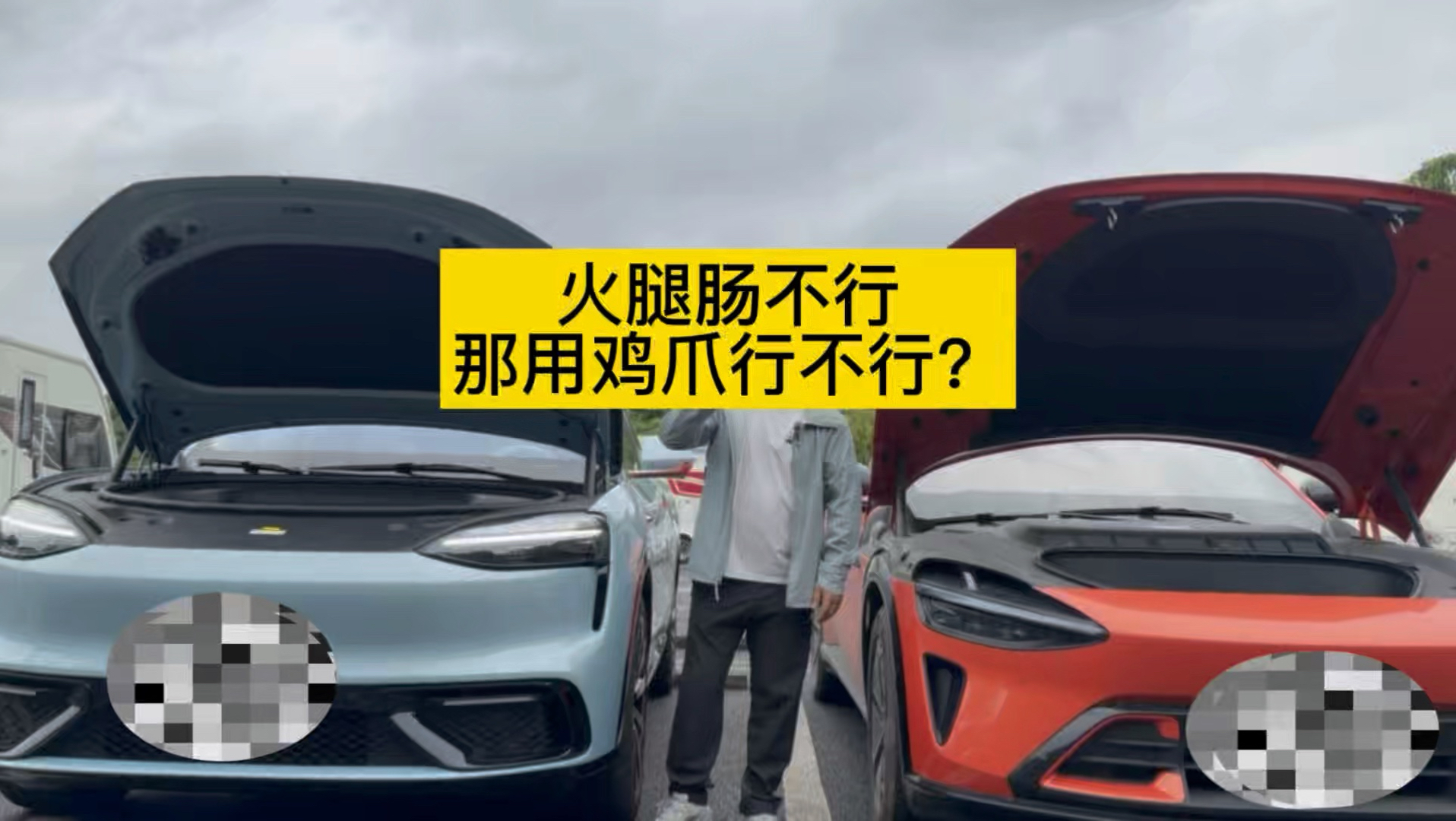火腿肠不行，那用鸡爪行不行？
