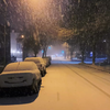 58G高清无水印街景实拍走拍视频素材之夜景下雪空镜头，短视频创作必备