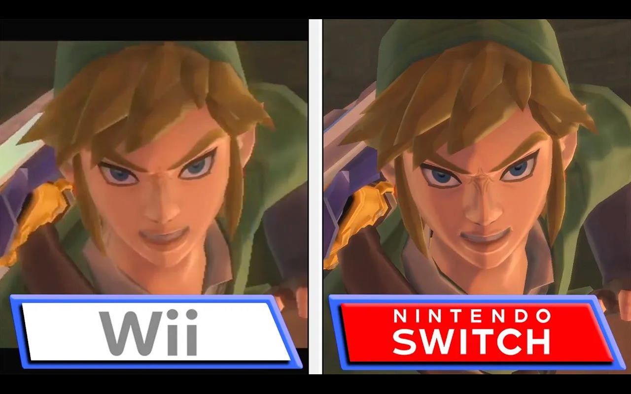 如何评价：塞尔达传说 天空之剑 | Switch vs Wii | 宣传片画质对比[1次更新]的第1张示图