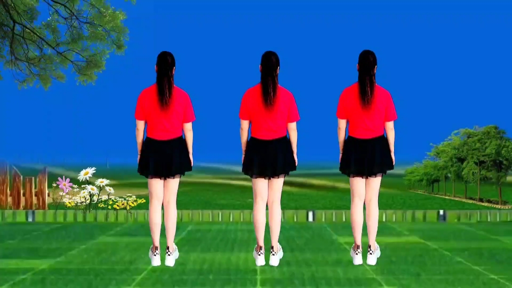 情歌广场舞《阿妹的心上人》零基础32步，背面演示，简单好看易学