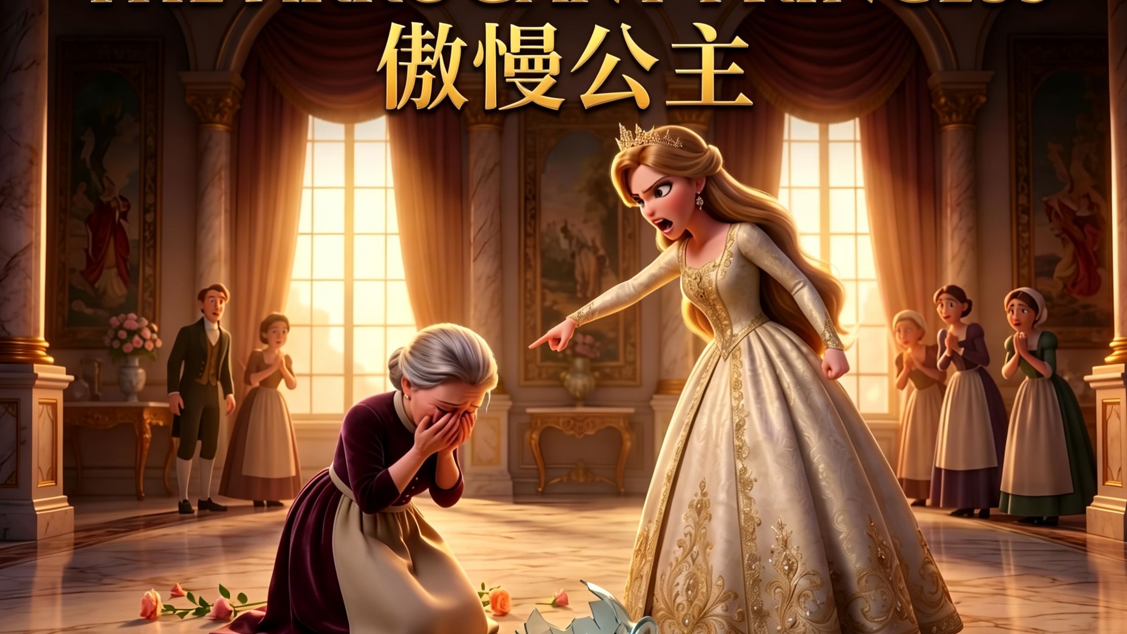傲慢公主 | 拥有一切却视而不见的女孩 | 英文动画