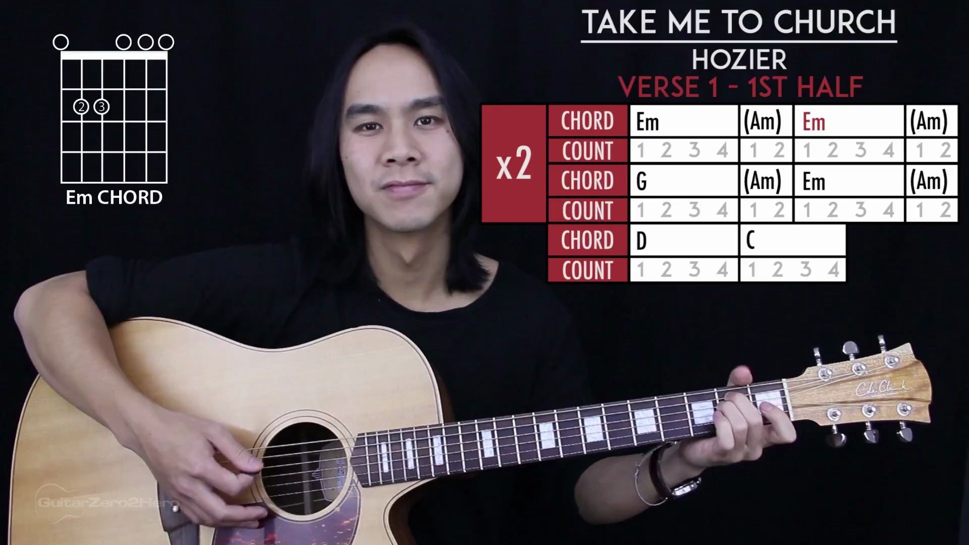 Take Me To Church Guitar Cover Acoustic - Hozier  Chords