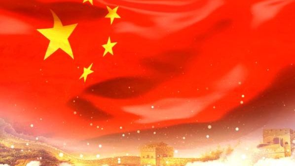 【免费无水印视频素材】红色朗诵背景视频素材5分钟