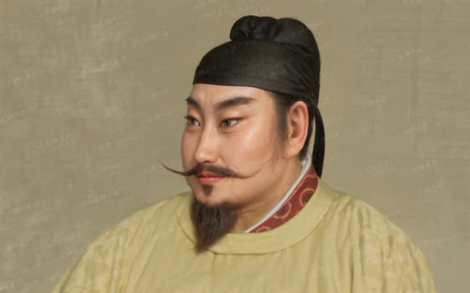 参考唐代御用宫廷画师阎立本-步辇图中的李世民真实的样子！