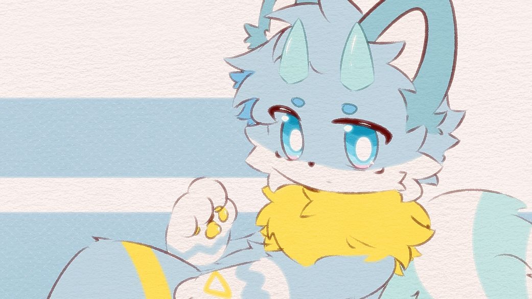 【兽设绘画】手感奇怪地，打了个卡